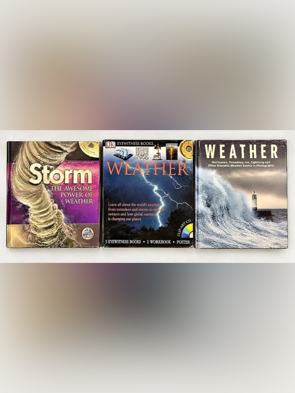 DK Eyewitness Books Weather and Storm book set Photography Book Set